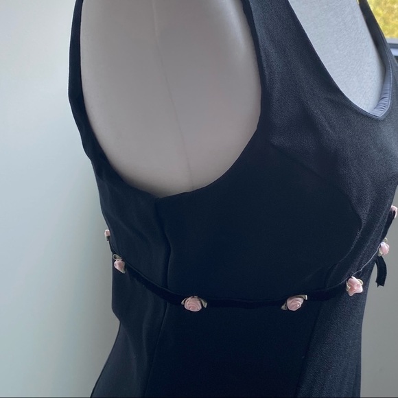 Nite Kraze Black Sleeveless Vintage 90's Dress 10 - Picture 12 of 14